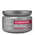 Máscara Capilar Siàge Glow Eudora para Brilho Radiante 250g
