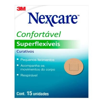 Curativo Nexcare Super Flexível Redondo com 15 Unidades