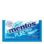 Chiclete Mentos Pure Fresh Mint sem Açúcar 8,5g