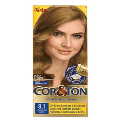 Coloração Cor&Ton 8.1 Louro Cinza Claro