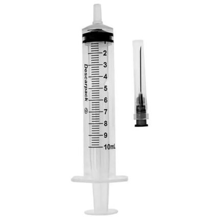 Seringa Descartável Descarpack 10ml com Agulha 25x7mm - 1 Unidade