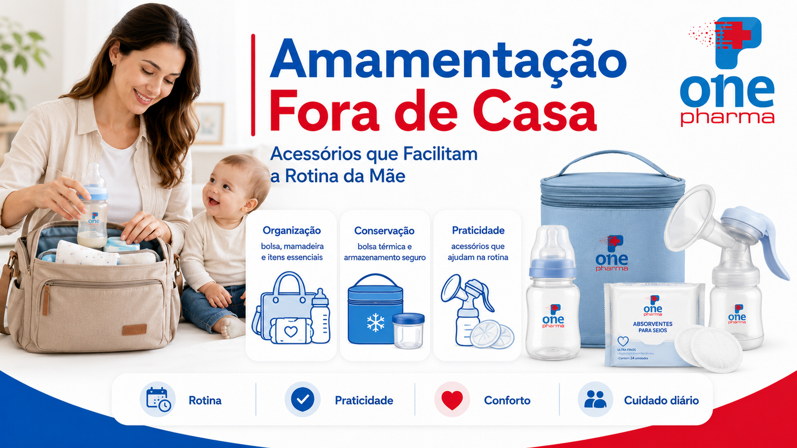 Amamentação Fora de Casa: Acessórios que Facilitam a Rotina da Mãe - OnePharma Brasil